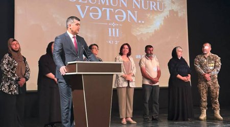 Naxçıvanda &ldquo;Gözümün Nuru Vətən&rdquo; sənədli filminin təqdimatı keçirilib - FOTO