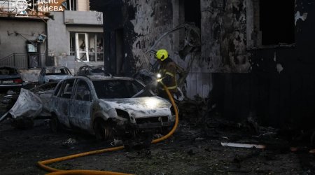 Xarkov ətrafına zərbə endirildi: 3 ölü, 13 yaralı var - VİDEO