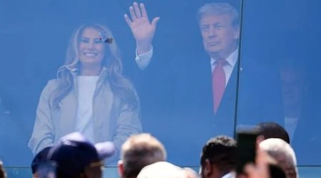Melaniya Trampın dünya çempionatındakı geyimi müzakirə yaratdı &ndash; FOTO