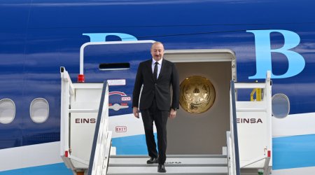 Prezident İlham Əliyev Almaniyaya getdi - FOTO