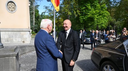 Almaniya Prezidenti İlham Əliyevi belə qarşıladı &ndash; VİDEO