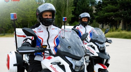 Bakıda İLK &ldquo;Ambucycle&rdquo; xidmətə başlayır - Feldşerlər idarə edəcək &ndash; FOTO