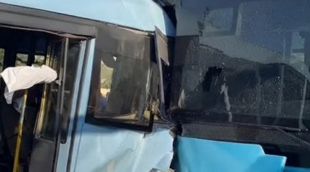 İki avtobusun toqquşması zamanı xəsarət alanların vəziyyəti açıqlandı