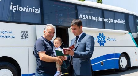 Səyyar "ASAN xidmət" Laçında &ndash; FOTO