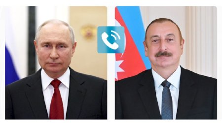 Putin İlham Əliyevə zəng etdi