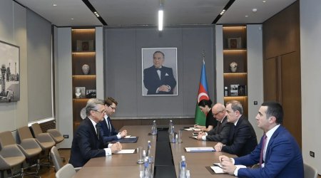 Ceyhun Bayramov Almaniyanın yeni səfirini qəbul etdi - FOTO