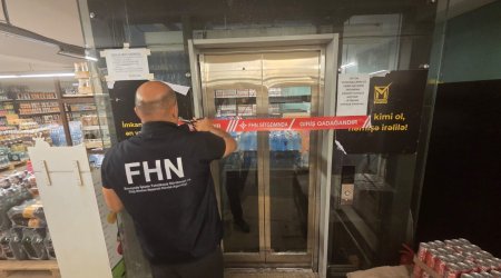 Bakıda marketin liftinin fəaliyyəti dayandırıldı &ndash; FOTO/VİDEO