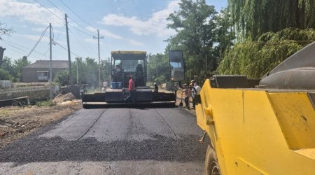 Qusarda 6 kəndi birləşdirən yol YENİLƏNİR &ndash; FOTO