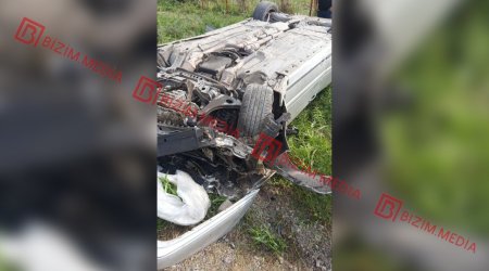 Qaxda dəhşətli qəza: 1 ölü, 3 yaralı var &ndash; ÖZƏL