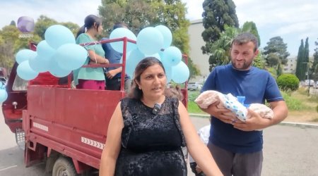 6-cı övladları motosikletlə xəstəxanaya çatdıqdan sonra dünyaya gəldi - VİDEO