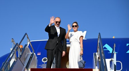 Prezident və xanımının Qırğızıstan səfərindən YENİ VİDEO