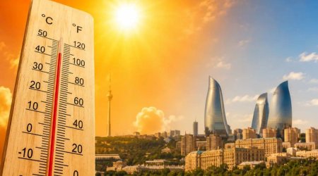 Sabahın HAVASI: 39 dərəcə isti olacaq