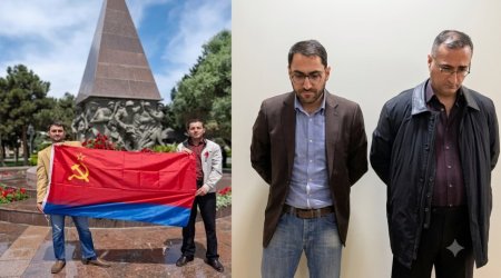 SSRİ bayrağına görə həbs olunanlardan biri Elçin Bayramlı imiş - FOTO