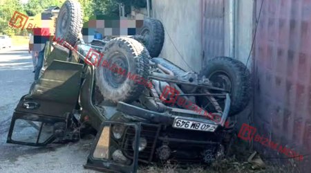 Quba-Qonaqkənd yolunda ağır qəza: “UAZ” aşdı, xəsarət alanlar var – ÖZƏL/FOTO