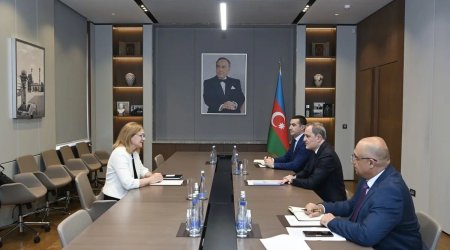 Ceyhun Bayramov Estoniyanın yeni təyin olunmuş səfirini qəbul etdi - FOTO