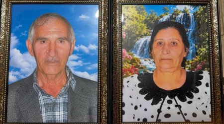 Yandırılaraq öldürülən ər-arvadın FOTOSU
