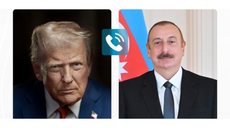 Prezidentlər arasında danışıq 40 dəqiqədən çox DAVAM EDİB