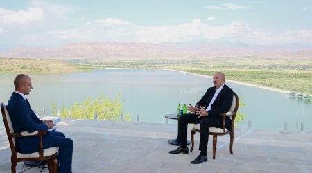 İlham Əliyev Azərbaycan Televiziyasına müsahibə verdi - FOTO