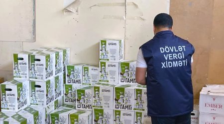 Naxçıvanda saxta aksiz markalı alkoqollu içkilər aşkarlandı &ndash; FOTO