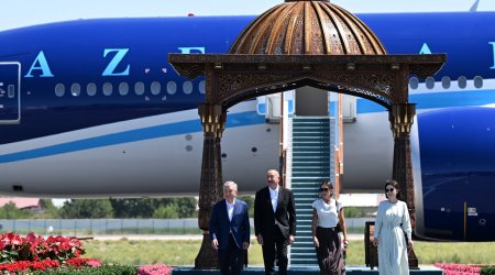 Prezident Buxarada belə QARŞILANDI &ndash; VİDEO