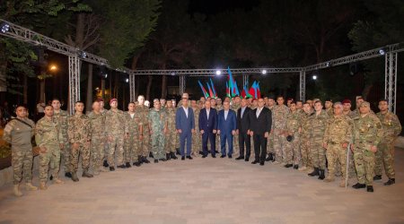 DTX-nin “Bilgəh” İstirahət mərkəzində Vətən müharibəsi iştirakçıları ilə görüş keçirildi – FOTO