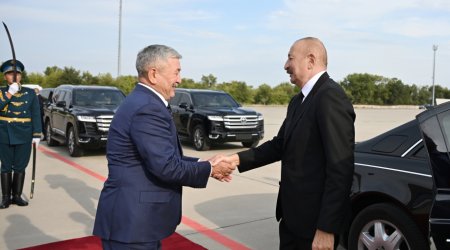 Prezident İlham Əliyevin Qırğızıstana səfəri başa çatdı - FOTO/VİDEO