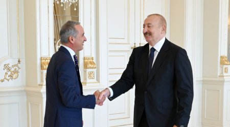 ATƏT Parlament Assambleyasının prezidenti İlham Əliyevin QƏBULUNDA &ndash; FOTO