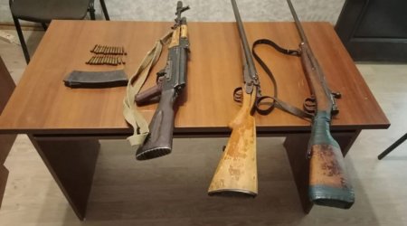 DİN: 9 qanunsuz silah aşkarlandı