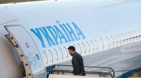 Zelenskinin təyyarəsi dron tərəfindən vurulmaq təhlükəsi ilə üzləşib