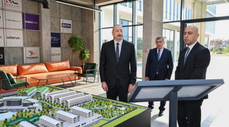 İlham Əliyev &ldquo;SABAH.city&rdquo; innovasiya şəhərciyinin birinci mərhələsinin açılışında - FOTO