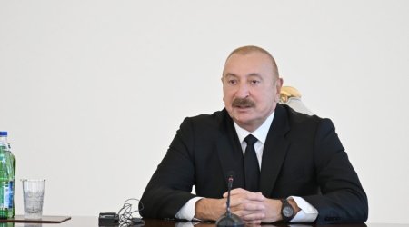 Azərbaycan Prezidenti: "Biz heç kimin qabağında baş əymirik və əyməyəcəyik" - VİDEO