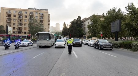 Polis "Formula 1"lə əlaqədar gücləndirilmiş iş rejiminə keçib - FOTO/VİDEO