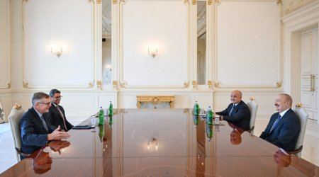 Prezident &ldquo;Neuberger Berman&rdquo; şirkətinin sədri və baş icraçı direktorunu qəbul etdi &ndash; FOTO