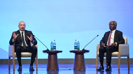 Prezident: Azərbaycan yeganə ölkədir ki, Şərq-Qərb və Şimal-Cənub dəhlizlərinin fəal iştirakçısıdır