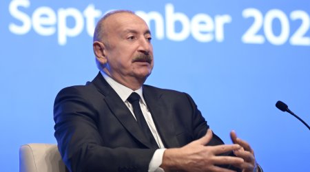 İlham Əliyev: &ldquo;Bu ölkənin xalqı müstəqil, ləyaqətli yaşaya və müharibələrdə qalib gələ bilər&rdquo; - VİDEO