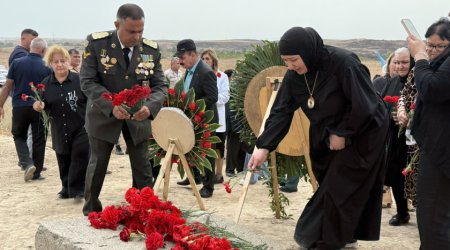 Füzulidə Zəfər yürüşünün başladığı məkanda şəhidlərin xatirəsi anıldı - FOTO