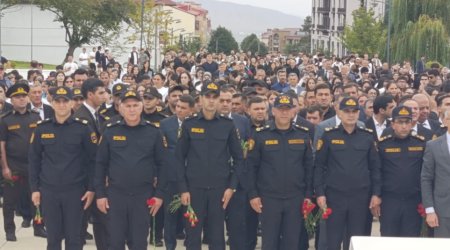 Xankəndidə Zəfər parkına yürüş - FOTO/VİDEO