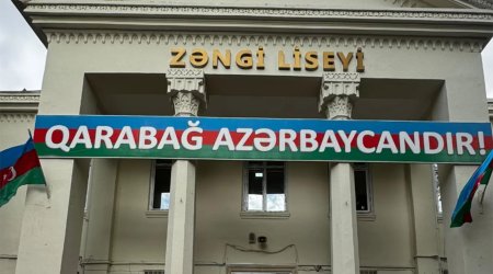 Liseyin yaxınlığında ağac yandı, məktəbdə işıq söndü