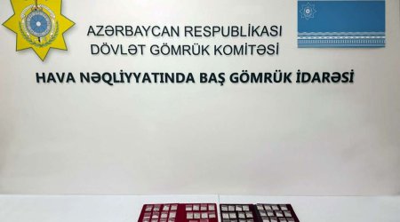 Şarja-Bakı reysi ilə gələn sərnişindən dəyəri 4 milyon manatdan çox brilyant aşkar edildi - FOTO