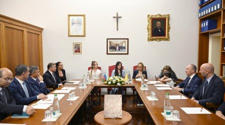 Leyla Əliyeva və Raffaella Culiani hansı layihələri müzakirə etdilər? - FOTO