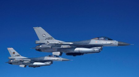 Belçika Ukraynaya üç ədəd F-16 qırıcısı VERƏCƏK
