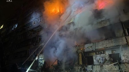 Kiyev ballistik raketlərlə vuruldu: ÖLƏNLƏR VAR &ndash; FOTO/VİDEO