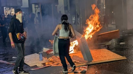 Milanda qiymət artımına etiraz edənlər mağazaları qarət etdilər - FOTO/VİDEO