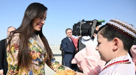 Leyla Əliyevanın Türkmənistan səfərindən ən yaddaqalan anlar– VİDEO