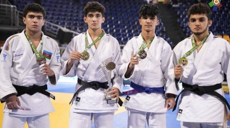 Cüdoçularımız Avropa kubokunun ilk günündə 4 medal qazandı