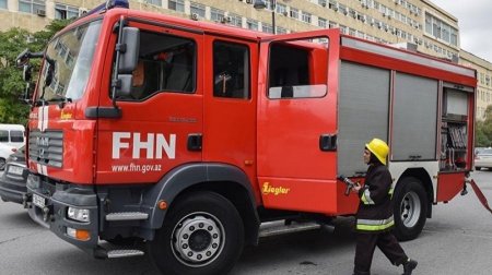 Bakıda məşhur karqo şirkətinin zirzəmisində YANĞIN oldu