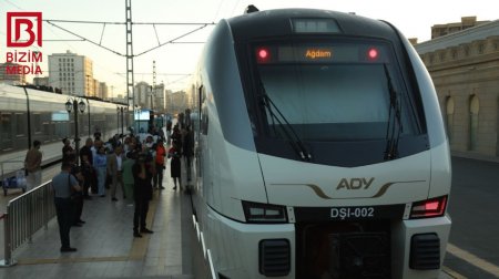 32 ildən sonra İLK - Ağdama sərnişin qatarı yola düşdü - FOTO