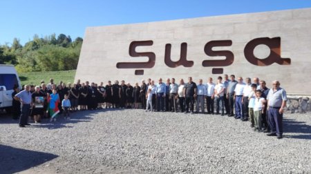 Şəhid ailələri Xankəndi və Şuşaya səfər etdilər - FOTO