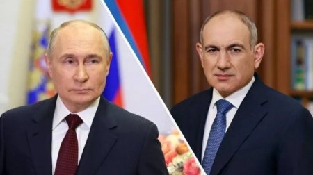 Putin Çində Paşinyanla söhbət etdi - VİDEO