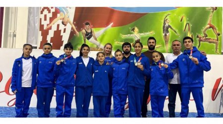 Gimnastlarımız beynəlxalq turnirdə 7 medal qazandılar